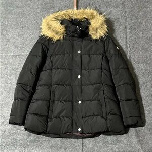 Tommy Hilfiger Black and Red Jacket